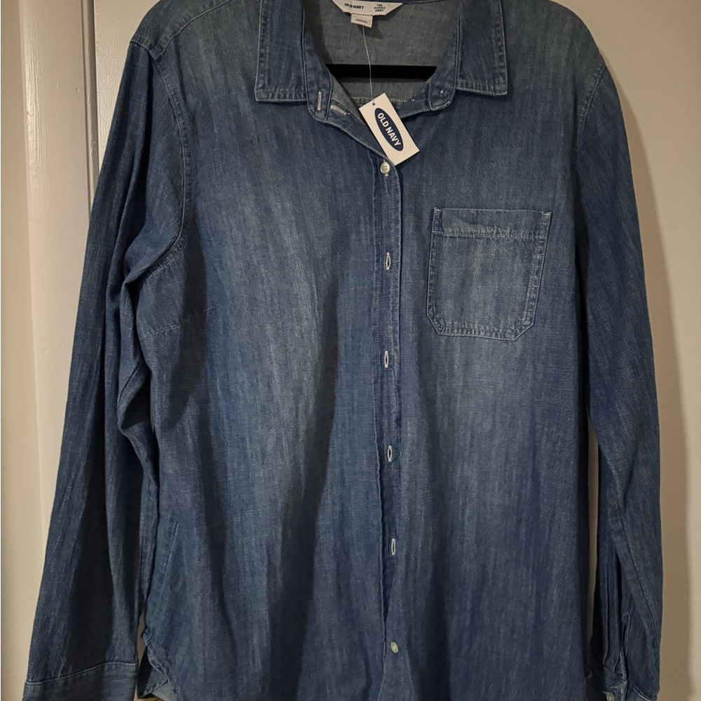NWT Old Navy Classic Blue Shirt